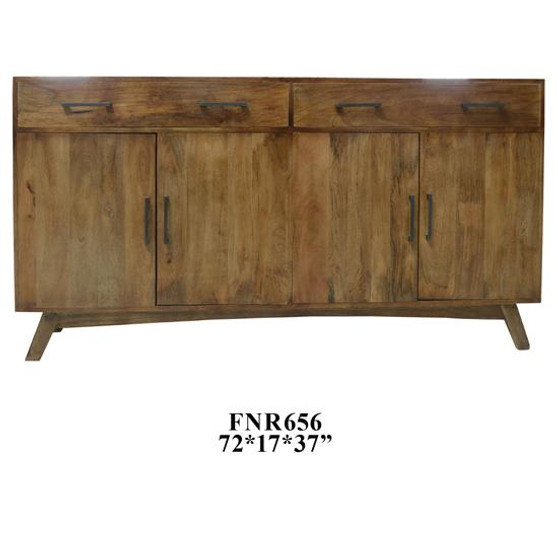 Bengal Manor Mango Wood 2 Drawer 4 Door Sideboard Dovetail Case Heritage Finish "CVFNR656"