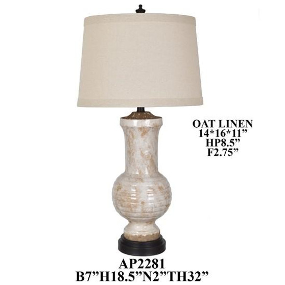32" Ceramic Table Lamp "AP2281"