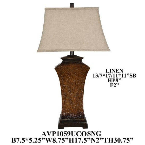 30.75 Poly Table Lamp "AVP1059UCOSNG"