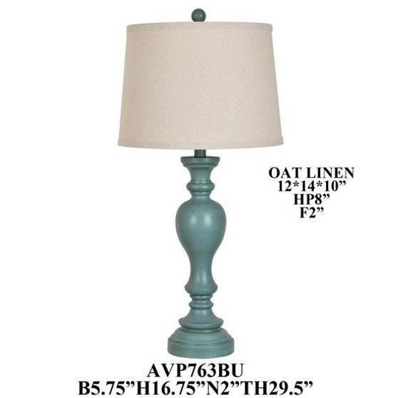 29.5"Th Resin Table Lamp "AVP763BUSNG"