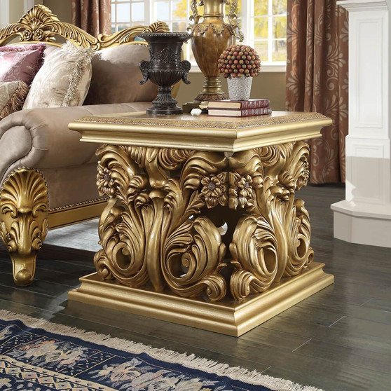 Homey Design HD-E8016 Victorian End Table