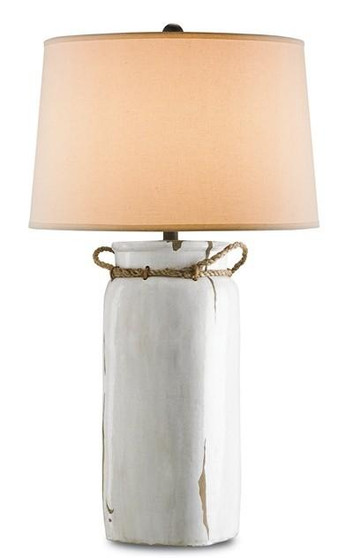 And Company White Sailaway Terracotta Table Lamp "6022"