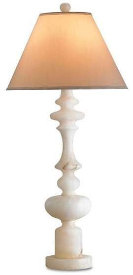 And Company Natural Farrington Alabaster Table Lamp "6294"