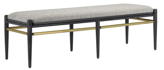 Visby Smoke Black Bench "7000-0312"