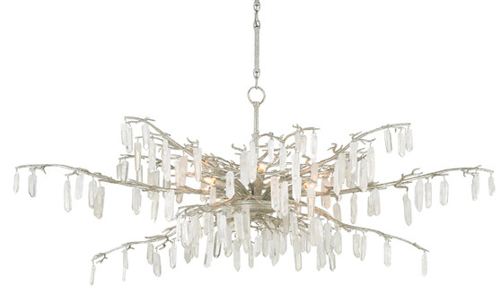 Forest Dawn Silver Chandelier "9000-0608"