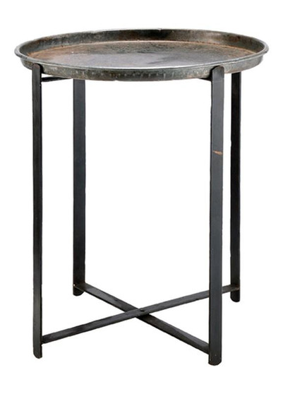 Iron Tray On Stand "00468"