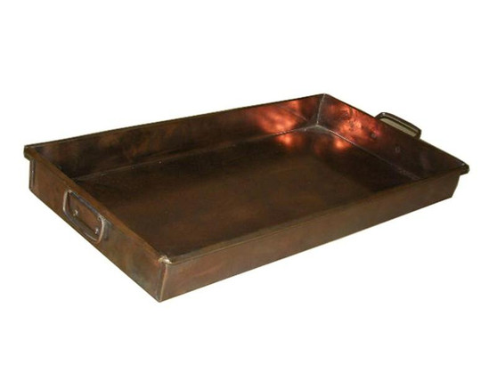Iron Rectangular Tray Copper Color "00601"