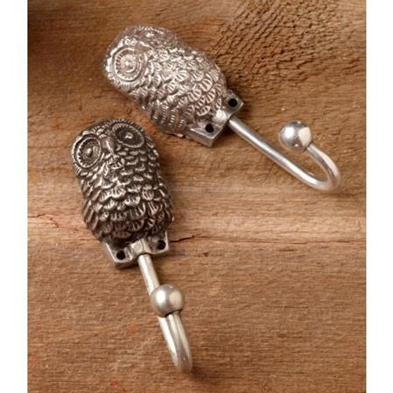 Owl Hook Assorted 2 (Pack Of 6) "13127"