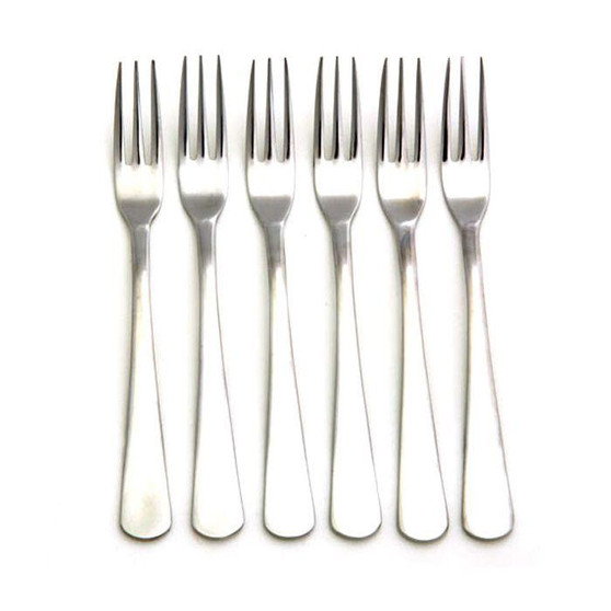 S/S Hors D'Oeuvres Forks, 6 Pcs (Pack Of 16) "1917"