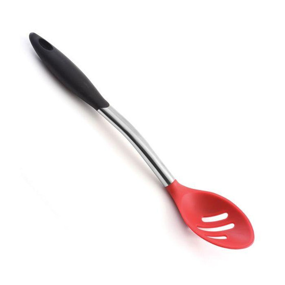 Grip-Ez Silicone/Ss Slotted Spoon (Pack Of 22) "1355"
