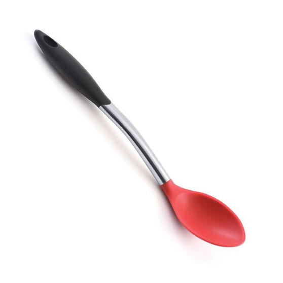 Grip-Ez Silicone/Ss Solid Spoon (Pack Of 22) "1354"
