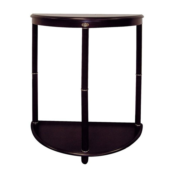 26 Inch Cherry Crescent End Table "H-14A"