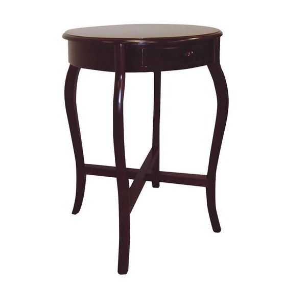 Cherry Round End Table "H-38"