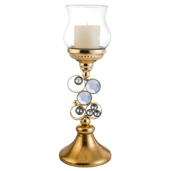 18In. Gold Mahla Candle Holder Without Candle "K-4260-C2"