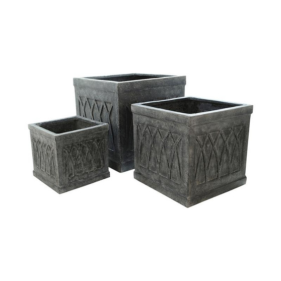 Cathedral Set Of 3 Planters "563652"
