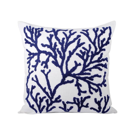 .+D-Coralyn Pillow 20X20 Ivory/Indg "903403"