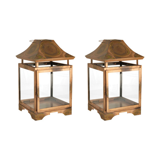 Bali Set Of 2 Lanterns - Small "401305/S2"