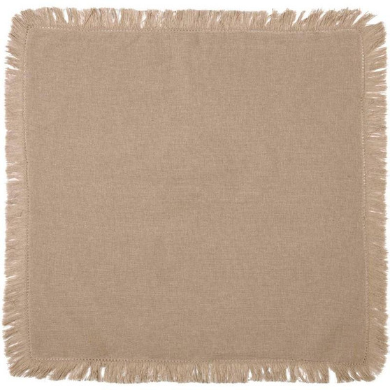 Haven Taupe Napkin Set Of 6 18X18 "33284"