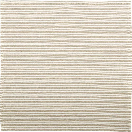 Classic Stripe Taupe Napkin Set Of 6 18X18 "33347"