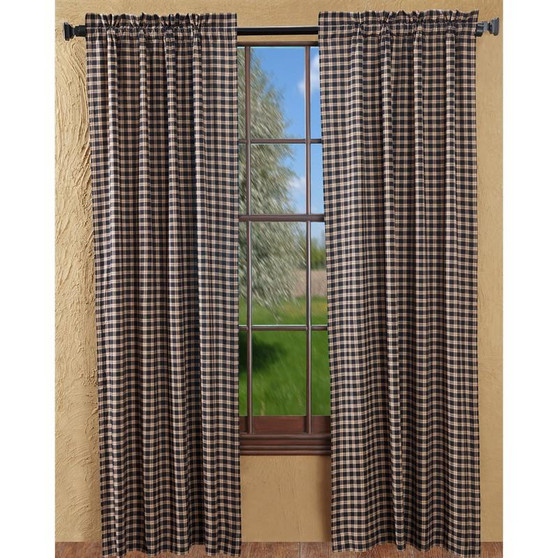 Bingham Star Panel Plaid (Set Of 2) 84X40 - "5922"