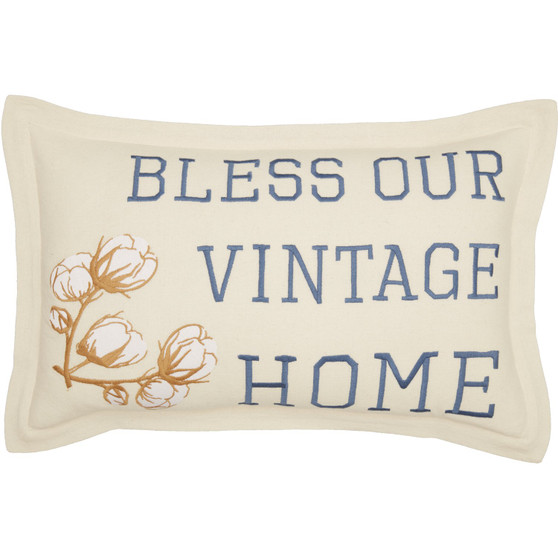 Ashmont Bless Our Vintage Home Pillow 14X22 "65273"