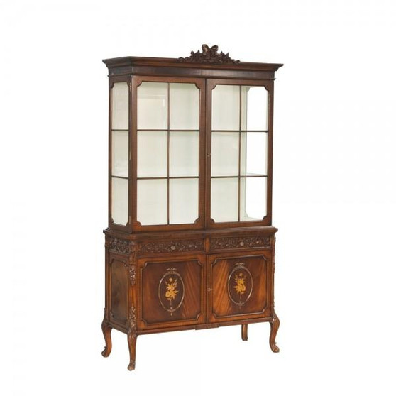 China Cabinet Peninsula With Light "34022"