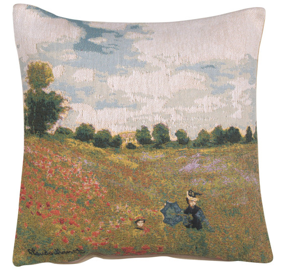 Monet'S Poppy Field European Cushion Covers "WW-8336-11590"