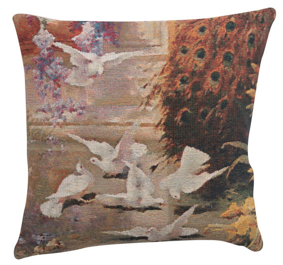 Peacock & Doves European Cushion "WW-9172-12983"