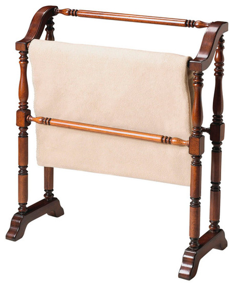 "5020024" Lillian Plantation Cherry Blanket Rack