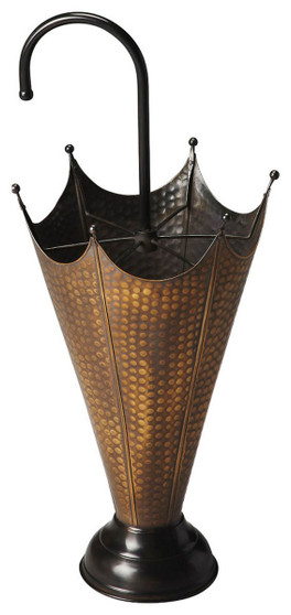 "3285016" Poppins Antique Brass Umbrella Stand