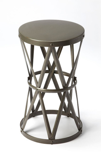 "6124330" Empire Round Iron Accent Table