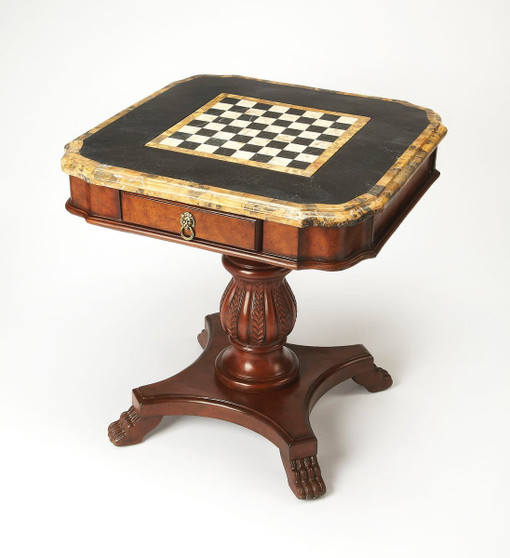 "506070" Carlyle Fossil Stone Game Table