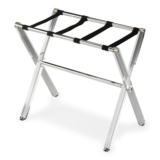 "3237140" Crystal Clear Acrylic Luggage Rack