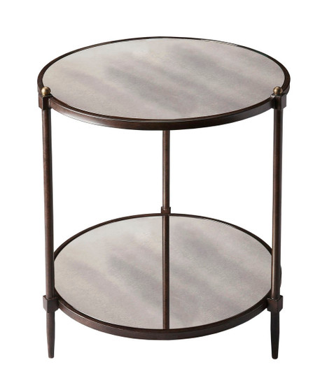 "3048025" Peninsula Mirrored Side Table