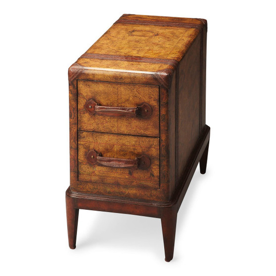 "2834070" Columbus Old World Map Chairside Table