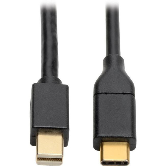 Tripp Lite Usb C To Mini Displayport 4K Adapter Cable Usb Type C To Mdp, Usb-C, Usb Type-C Thunderbolt 3 Compatible 6Ft 6' "U444006MDP"