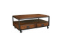 Baja Brown Rectangular Cocktail Table T20750-T2075207-00 By Hammary Furniture