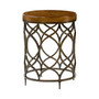 Hidden Treasures Bronze Round Lamp Table 090-571 By Hammary Furniture