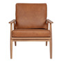 Harper Leather Lounge Chair Tan "YC-1017-40"