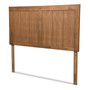"MG9752-Ash Walnut-HB-King" Patwin Modern And Contemporary Transitional Ash Walnut Finished Wood Queen Size Headboard