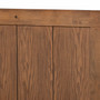 "Amira-Ash Walnut-Full" Amira Mid-Century Modern Transitional Ash Walnut Finished Wood Twin Size Platform Bed