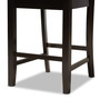"RH339P-Walnut-5PC Pub Set" Gervais Modern And Contemporary Transitional Sand Fabric Upholstered And Dark Brown Finished Wood 5-Piece Pub Set