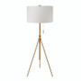 "31171F-SG" 58" To 72"H Mid-Century Adjustable Tripod Gold Floor Lamp By Ore International