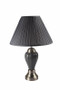 "6117SN-GY" 27"In Ceramic And Metal Table Lamp - Silver/Gray By Ore International