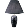 "6119BK" 26" Ceramic Table Lamp - Black By Ore International