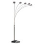 "6962SN" 84"H 5 Arms Arch Floor Lamp - Satin Nickel By Ore International
