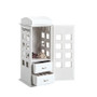 "HBB1818" 11.5" In British White Telephone Booth Leather Jewelry Box By Ore International