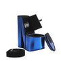 "HBB1843" 9" In Blue Iridescent Velvet High Heel Shoe Hidden Jewelry Box By Ore International