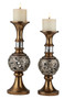 "K-4291C" 14 In, 16 In Langi Candleholder Set Of 2 By Ore International