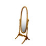 "N4001-NA" Natural Wooden Cheval Floor Mirror By Ore International